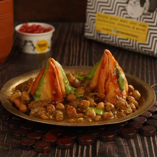 Samosa Choley chaat